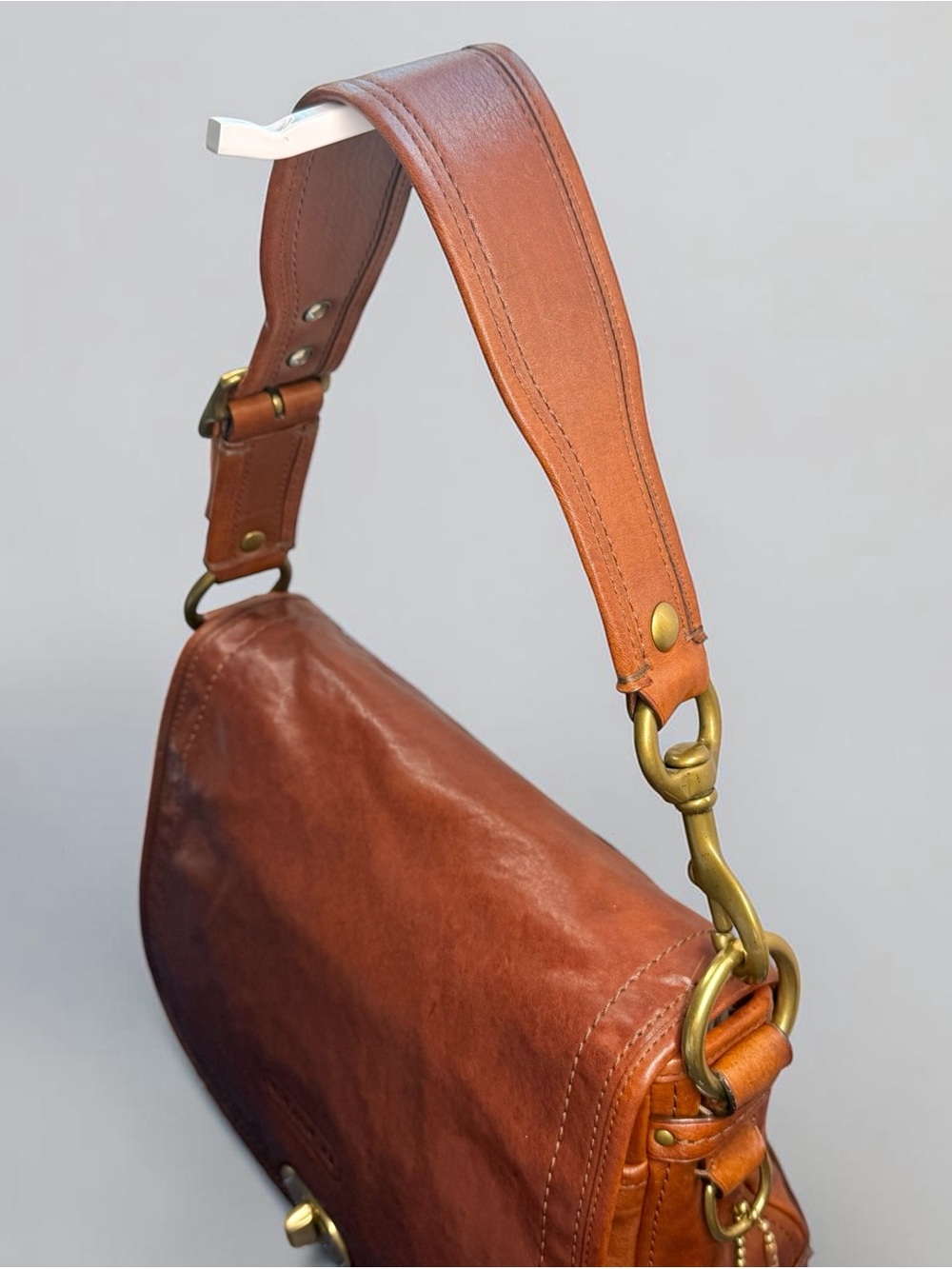 Vintage Coach 65th Anniversary Legacy Ali Flap Bag 11134 - Vachetta Leather - Picture 16 of 16